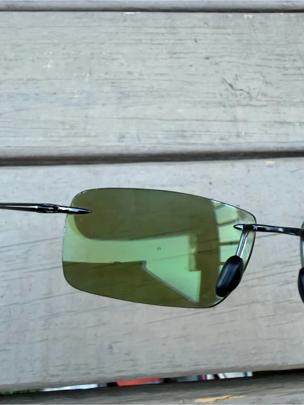 Maui Jim Lighthouse Polarized Rimless Sunglasses